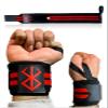 CROWN Anime Wrist Wraps Lifting Straps 24" for Men and Women - 1 Pair Each, Gym Accessories Support Weightlifting, Powerlifting, Strength Training, and Improve Workout, Black Brserk view 1