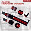 CROWN Anime Wrist Wraps Lifting Straps 24" for Men and Women - 1 Pair Each, Gym Accessories Support Weightlifting, Powerlifting, Strength Training, and Improve Workout, Black Brserk view 2