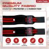 CROWN Anime Wrist Wraps Lifting Straps 24" for Men and Women - 1 Pair Each, Gym Accessories Support Weightlifting, Powerlifting, Strength Training, and Improve Workout, Black Brserk view 3