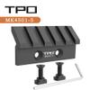 TPO 45 Degree Offset Light/Optic Picatinny Rail Mount fit for Mlock, (5 Slot-2pcs) (MK4501-5x2) view 3