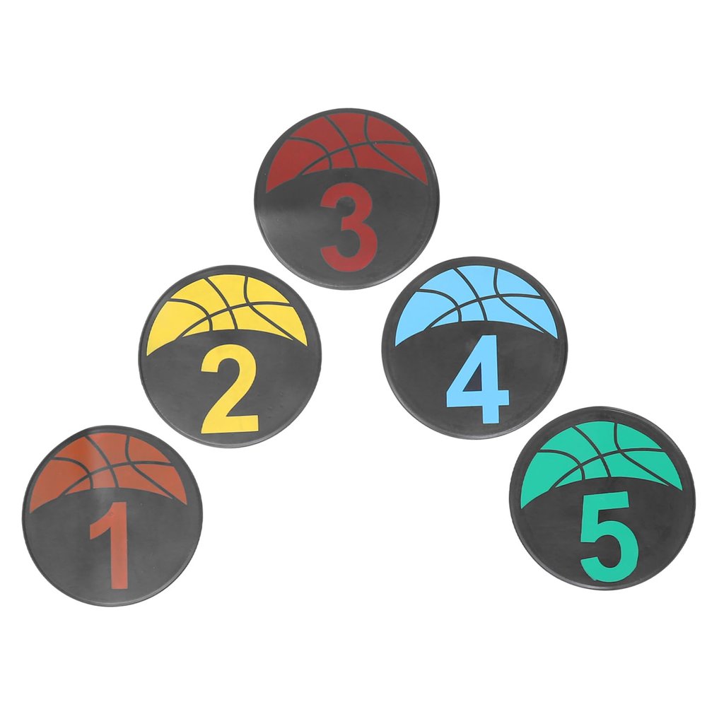 Anneome Digital Logo Plates Soccer Training Markers Soccer Practice Logo Disc Football Exercise Tools