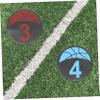 Anneome Digital Logo Plates Soccer Training Markers Soccer Practice Logo Disc Football Exercise Tools view 3