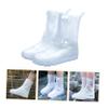 LIOOBO Thickened Slip Shoes Covers for Men Women Hiking Gaiters Non-Slip Bottom view 2