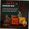 LIFKOME Cute Strawberry Jewelry Storage Box Alloy Jewelry Box Rhinestones Home Adornment for Girls view 2
