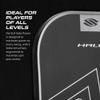 Selkirk Sport SLK Halo Power XL Pickleball Paddle | Raw Carbon Fiber Pickleball Paddles with a Rev-Core Power Polymer Core | Designed for Ultimate Spin & Power | Gray view 3