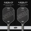 Selkirk Sport SLK Halo Power XL Pickleball Paddle | Raw Carbon Fiber Pickleball Paddles with a Rev-Core Power Polymer Core | Designed for Ultimate Spin & Power | Gray view 4
