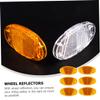 Anneome Bike Reflectors Spoke Kit 16pcs Yellow Reflective Bike Wheel Accessories for Adult Bikes Safety Enhancers view 4