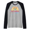 Retro San Francisco California Raglan Baseball Tee view 1