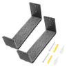 LIOOBO 2pcs Surfboard Wall Hanger Protection Strong Load-Bearing Surfboard Fixing Holder for Stable Wall Display and Decoration view 1