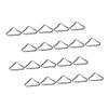 LIOOBO 22pcs Shaped Triangle Rings for Trampoline Replacement Durable Metal Buckles for Enhanced Safety and Easy Installation Outdoor Fun and DIY Projects view 1