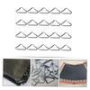 LIOOBO 22pcs Shaped Triangle Rings for Trampoline Replacement Durable Metal Buckles for Enhanced Safety and Easy Installation Outdoor Fun and DIY Projects view 2