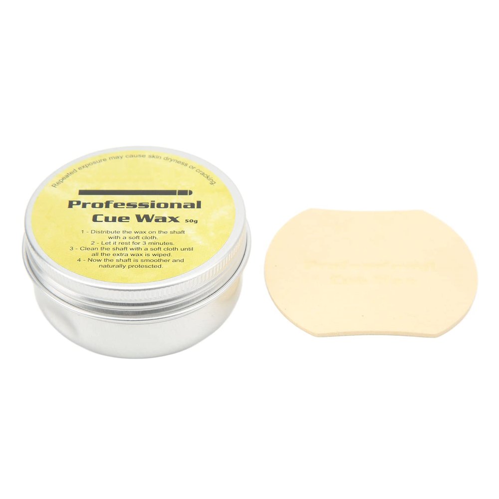 Pool Cue Wax, Silky Wax Shaft Maintenance Wax Special, Waterproof Dirt Resistant Silky Stick Cue Wax Billiards Pool Cue Care Silky Shaft Wax Shaft Maintenance Wax Special for Wooden Pool Cue Shafts