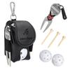 Adorer Charme Golf Ball Holder Pouch, Divot Repair Tool, 3 Tees, 2 Golfballs, Accessories for Men & Women, Kids, Gift view 1