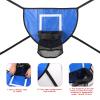 lasuroa Trampoline Basketball Hoop Set, Trampoline Basketball Hoop Attachment Waterproof Basketball Goal for Trampoline Soft Basketball Game Accessories for All Ages Basketball Lovers(Blue) view 4
