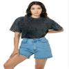 1801MW - The 1801 Mineral Wash - 6.5oz GD Crew Neck T-Shirt Premium USA Cotton USA Made view 1