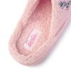 Barbie Cozy X-Band and Open Toe Faux Fur Memory Foam Indoor Outdoor Soled Slipper in XS-XL view 3