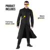Morph Spy Assassin Costume Black Tailcoat With Glasses Included Halloween Costumes For Men Spy Costume 2XL view 2