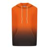 NineFit Basics Men's Workout Hooded Tank Tops Sleeveless Gradient Gym Training Hoodies Bodybuilding Muscle Cut Off T Shirts with Pocket Orange, XX-Large view 3