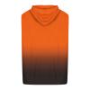 NineFit Basics Men's Workout Hooded Tank Tops Sleeveless Gradient Gym Training Hoodies Bodybuilding Muscle Cut Off T Shirts with Pocket Orange, XX-Large view 4
