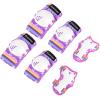 BOSONER Kids Roller and Skating Pads: Knee Pads and Elbow Pads for Kids 3-15 - Protection Gear for Girls/Boys, Purple Star view 1