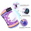 BOSONER Kids Roller and Skating Pads: Knee Pads and Elbow Pads for Kids 3-15 - Protection Gear for Girls/Boys, Purple Star view 3