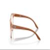 Oakley Youth OY8022 Humbly Prescription Eyewear Frames, Polished Transparent Sepia/Demo Lens, 46 mm view 3