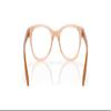 Oakley Youth OY8022 Humbly Prescription Eyewear Frames, Polished Transparent Sepia/Demo Lens, 46 mm view 4