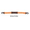 CDQL 3Pcs Snowboard Boot Carrier Strap,Roller Skate Leash,Nylon Ski Boots Carrier Strap,Snowboard Boot Carrier Strap for Carrying Skate Shoes Winter Sports Activities (Orange) view 2