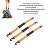 CDQL 3Pcs Snowboard Boot Carrier Strap,Roller Skate Leash,Nylon Ski Boots Carrier Strap,Snowboard Boot Carrier Strap for Carrying Skate Shoes Winter Sports Activities (Orange) view 3