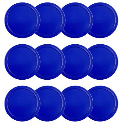 Kasteco 12 Pack 2.5 Inch Air Hockey Pucks for Small Size Table (Blue, 64x4 mm)