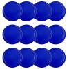 Kasteco 12 Pack 2.5 Inch Air Hockey Pucks for Small Size Table (Blue, 64x4 mm) view 1