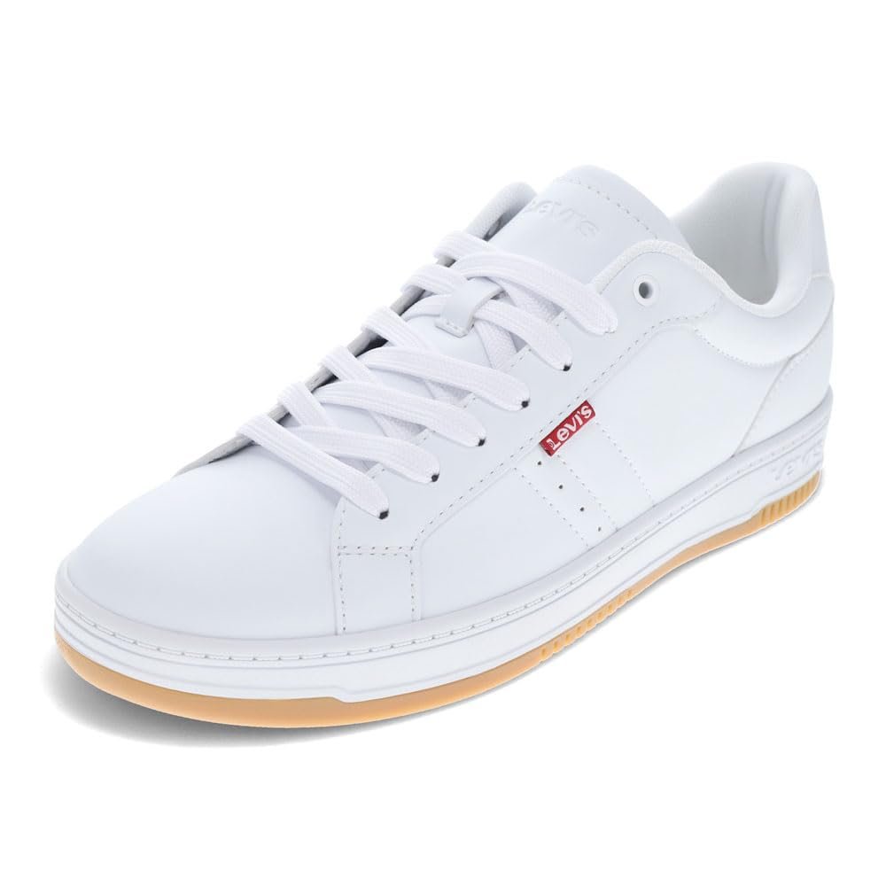 6pm Levi's Footwears, Men's, Carson, White/Gum, Size: 10, M