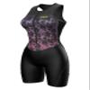 Sparx Women Triathlon Suit Tri Short Racing Cycling Swim Run (Fallen Triangles, 2XL) view 1