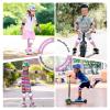 BOSONER Kids Roller and Skate Pads: Knee Pads and Elbow Pads for Kids 3-15 - Protection Gear for Girls/Boys, Purple Star view 4