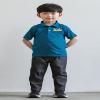 Wes and Willy Kids Boys/Girls UCLA Short Sleeve Polo Cloudy Yarn L Blue view 3
