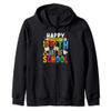 1000 days of school Student Kids Happy 1000th day of school Zip Hoodie view 1