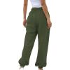 Cinch Bottom Sweatpants for Women with Pockets High Waisted Baggy Casual Workout Running Yoga Gym Sweatpants Women view 4