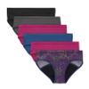 Hanes Girls' Hipster Period Underwear, Comfort, Period. Panties, Moderate Protection, 6-Pack view 1