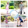 BOSONER Kids Roller and Skateboard Pads: Knee Pads and Elbow Pads For Kids 3-15 - Protection Gear for Girls/Boys, Blue Star view 4