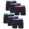 Hanes Boys' Moves Boxer Brief Underwear, Anti-Chafe Boxer Briefs for Boys, Black, 6-Pack view 1
