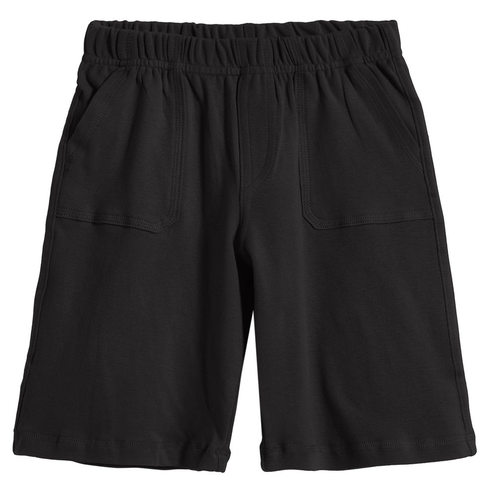 City Threads Baby Boys' 3-Pocket Soft Jersey Shorts Perfect for Sensitive Skin SPD Sensory Friendly Clothing, Black, 3-6 mon.