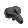 Gogogmee 1piece Comfort Saddle Wide Bike Seat Cushion Cover Thickened Design for Enhanced Comfort Suitable for Road Biking and Long Rides Black view 1