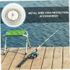 BIUDECO Portable Iron Fish Cage Spring Door Lobster Net Saltwater Fishing Basket Outdoor Crab and Catching Supplies view 4