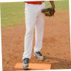 BCOATH 1set Non- Teeball Rubber Baseball Base Plates for Backyard Play Lightweight and Portable for Baseball Kickball Practice view 3