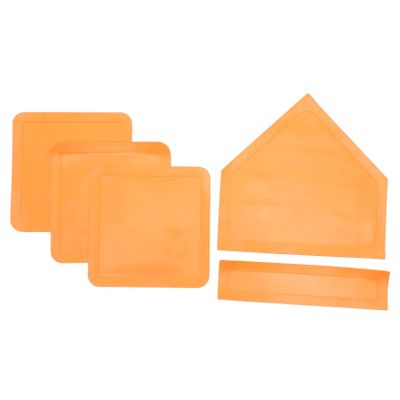 BIUDECO 1 Set Pitching Mound Baseball Base Pad Set for Backyard Non Slip Softball Rubber Plate for Training