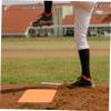 BIUDECO 1 Set Pitching Mound Baseball Base Pad Set for Backyard Non Slip Softball Rubber Plate for Training view 4