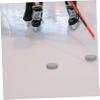 KOMBIUDA 4pcs Adjustable Ice Hockey Pucks for Training Professional Skid PVC Design Enhance Skills Resilience for Boys and Girls Beginners view 3
