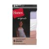 Hanes Girls' Originals SuperSoft Bikini Underwear, Modal Rib Bikini Panties for Girls, 6-Pack view 3