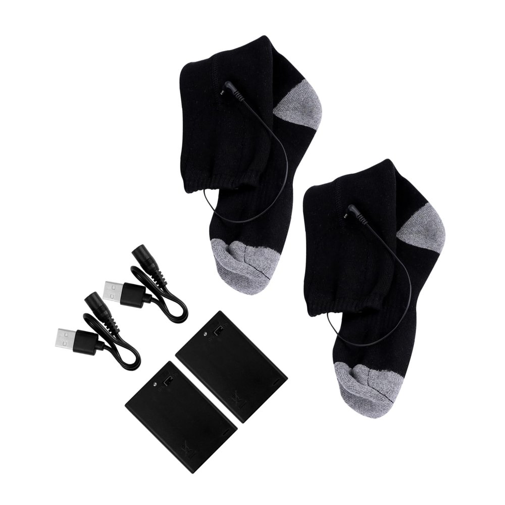 Anneome Battery Box Socks for Cold Heated Socks Warm Stocking Great Winter Sports Enthusiasts