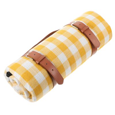 BCOATH Outdoor Large Picnic Blanket Portable Beach Mat with Carry Strap for Family Camping Grass Fun Hiking and Picnic Adventures
